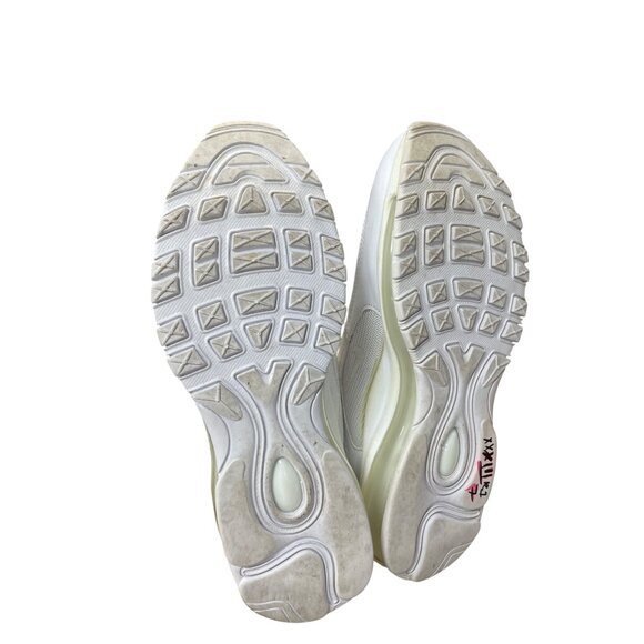 Nike Air Max 97 Triple White Womans Low Top Sneakers Sz 10 SKU 9484 - Picture 5 of 16
